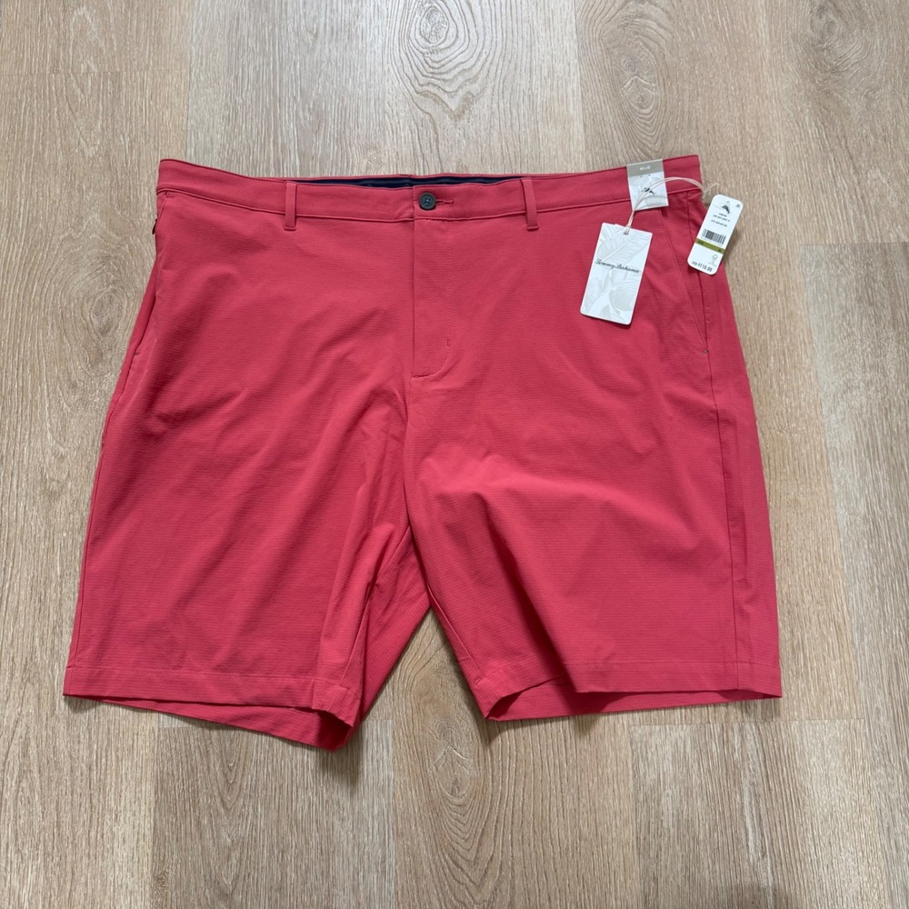 Tommy Bahama Chip Shot Short 10" Mens 44 Red Sail Performance Golf Shorts NWT